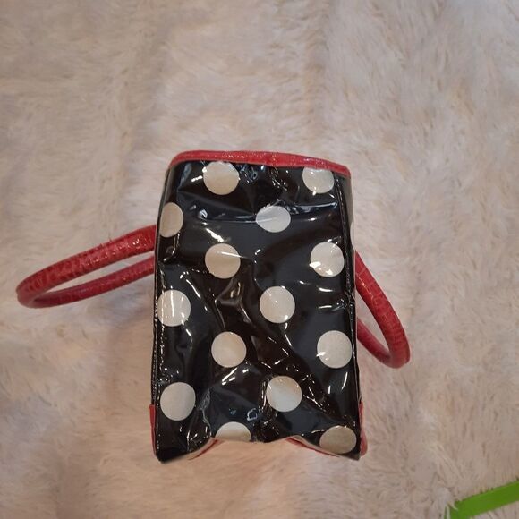 NWT 2/$15 Lunch Bag Thermal Monogram S Polka Dot - Picture 4 of 13